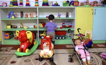Ребёнок в детском саду. Фото Валерия Шарифулина, ТАСС