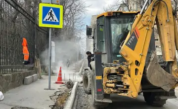 Ремонт дороги. Фото администрации Ростова