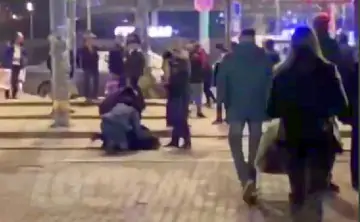 Момент задержания. Скрин с видео из соцсетей