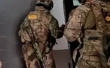 Сотрудники ФСБ. Скриншот с видео пресс-службы ФСБ