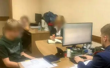 Подростки на допросе. Фото Следкома по Курской области