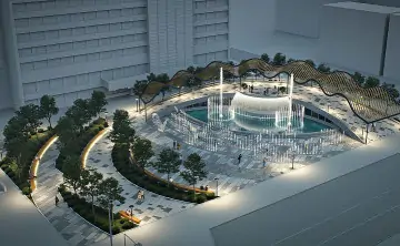 Один из проектов фонтана на площади Ленина в Ростове. Фото с платформы «Активный ростовчанин»