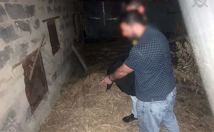 Место, где прятали похищенную. Фото Следкома по Ростовской области