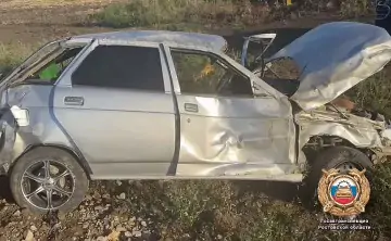 Фото с места ДТП отдела пропаганды УГИБДД по Ростовской области
