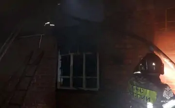 Фото с места пожара пресс-службы ГУ МЧС по Ростовской области