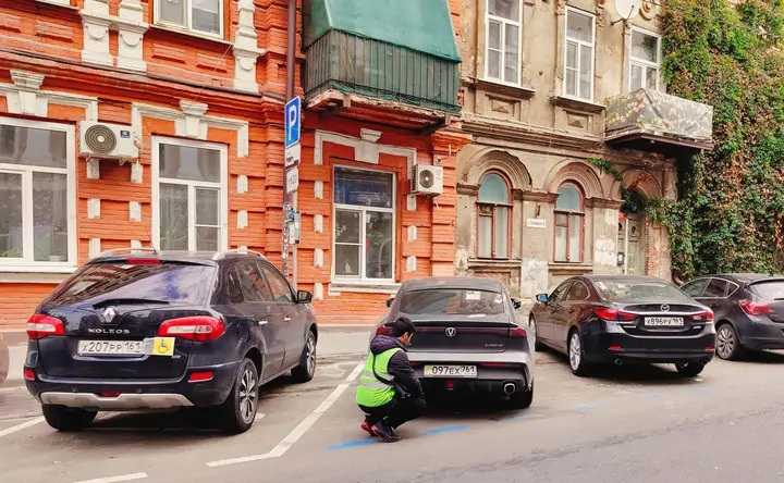 Парковка. Фото "Парковочное пространство Ростова".