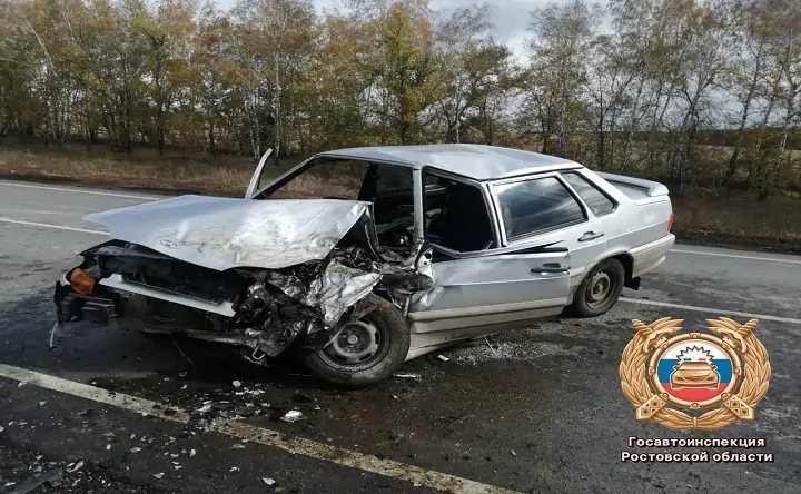 Фото с места ДТП отдела пропаганды ГИБДД по Ростовской области