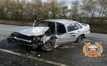 Фото с места ДТП отдела пропаганды ГИБДД по Ростовской области