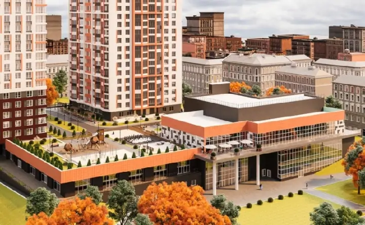 Рендер термального комплекса. Изображение с сайта «Городские термы»