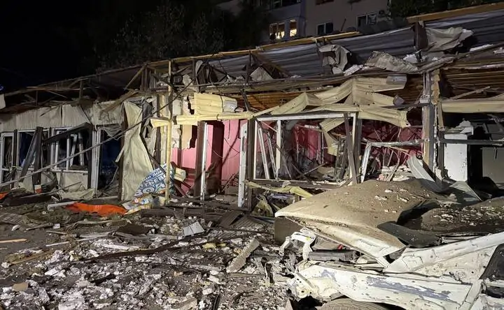 Разрушения в Батайске. Фото пресс-службы губернатора Ростовской области