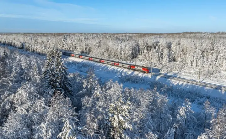 Поезд «Зимняя сказка». Фото с официального сайта РЖД