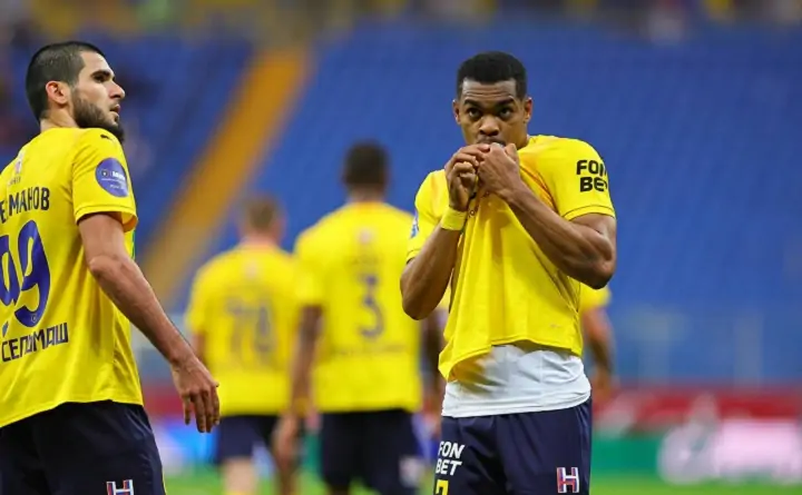 Роналдо после забитого гола. Фото пресс-службы ФК «Ростов»