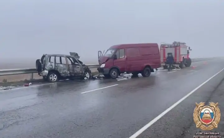 ДТП. Фото отдела пропаганды Госавтоинспекции по Ростовской области