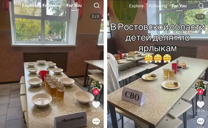 Еда в школьной столовой. Фото из telegram-канала Екатерины Мизулиной