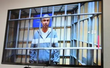 Алексей Логвиненко по ВКС. Фото Ростовского облсуда