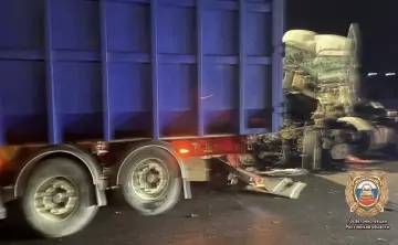 Место аварии. Фото отдела пропаганды региональной Госавтоинспекции