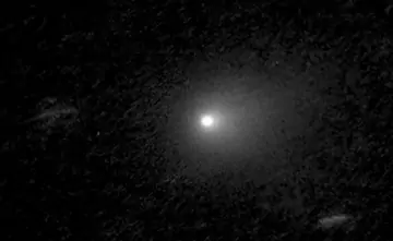 Комета. Фото Лаборатории солнечной астрономии (ИКИ РАН и ИСЗФ СО РАН)