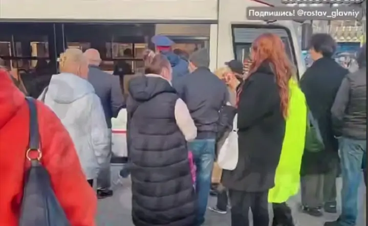 Скриншот с видео с места ЧП из telegram-канала «Ростов Главный».