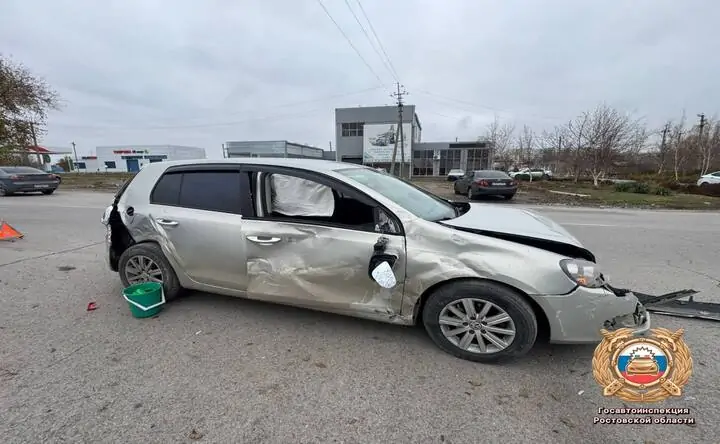 Место ДТП. Фото отдела пропаганды региональной Госавтоинспекции.