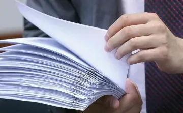 Документы. Фото пресс-службы Госдумы РФ