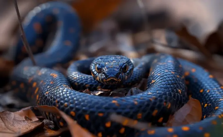 Змея. Фото сгенерировано нейросетью Midjourney