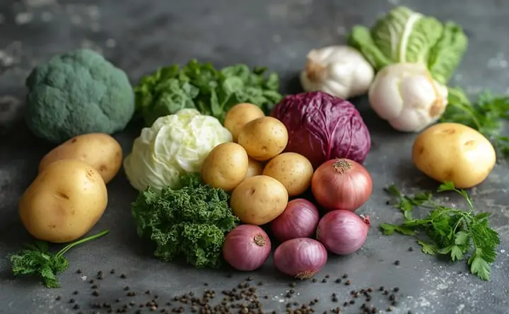 Овощи. Фото сгенерировано нейросетью Midjourney