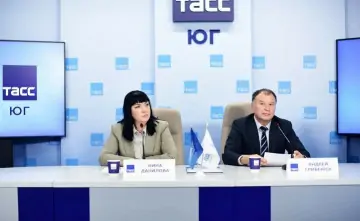 Нина Данилова и Андрей Грибенюк. Фото пресс-службы «Деловой России»