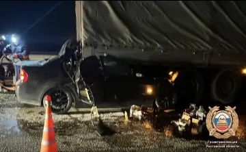 Место ДТП. Фото пресс-службы отдела пропаганды региональной Госавтоинспекции