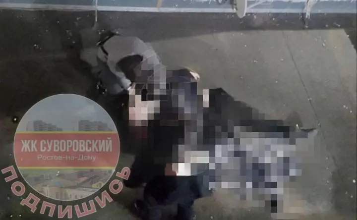 Место происшествия. Фото из telegram-канала "Суворовский Ростов-на-Дону News"