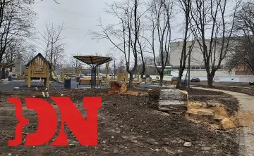 Сквер на Зорге доделывают. Фото donnews.ru