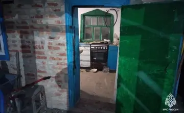 Место пожара. Фото МЧС России по Ростовской области