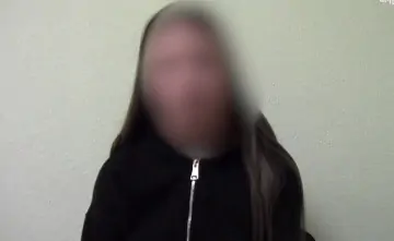 Задержанная студентка. Скриншот с видео ФСБ