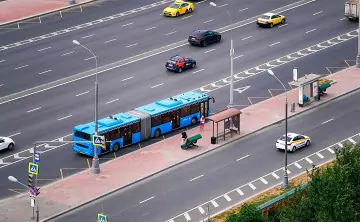 Выделенная полоса. Фото Евгений Самарин, Mos.ru