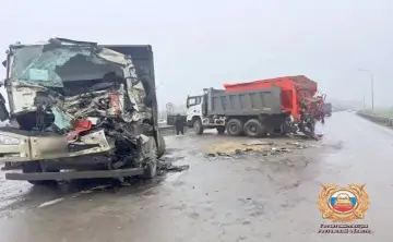 Место ДТП. Фото пресс-службы отдела пропаганды региональной Госавтоинспекции
