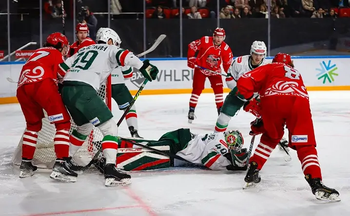 Матч во Дворце спорта. Фото пресс-службы ХК «Ростов»