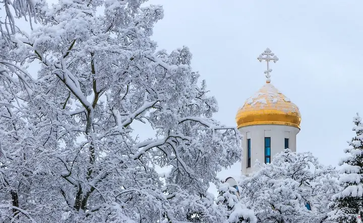 Снег в Ростове. Фото Дениса Демкова