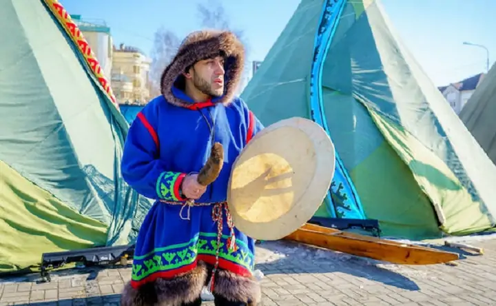 Представитель ханты. Фото из Telegram-канала «Югра официально»
