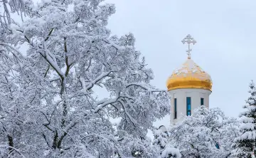 Снег в Ростове. Фото Дениса Демкова