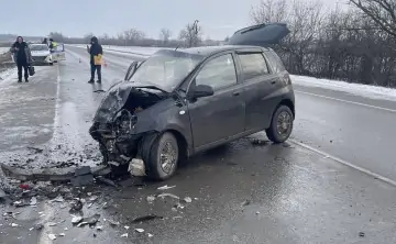 Место ДТП. Фото отдела пропаганды региональной Госавтоинспекции