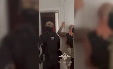 Задержанние. Скриншот из видео ГУ МВД России