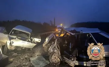Место ДТП. Фото отдела пропаганды региональной Госавтоинспекции