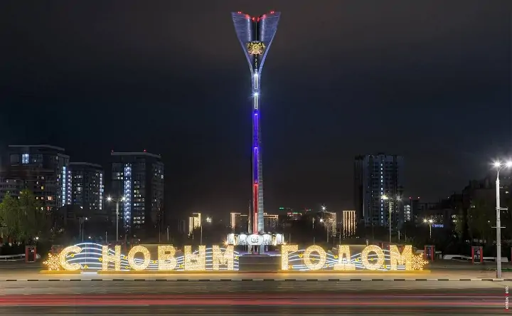 новогодний Ростов. Фото Дениса Демкова