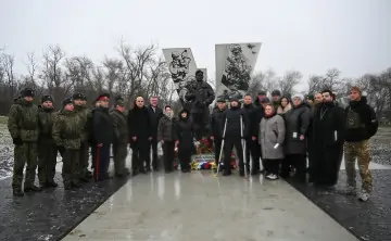 Открытие мемориала. Фото администрации Аксайского района