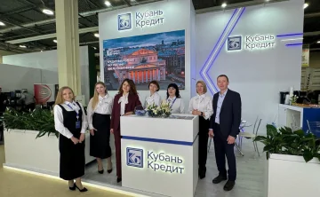 На выставке «Интерагромаш». Фото предоставлено пресс-службой банка «Кубань Кредит»