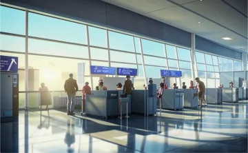 Перевозка багажа. Иллюстрация сгенерирована нейросетью Kandinsky