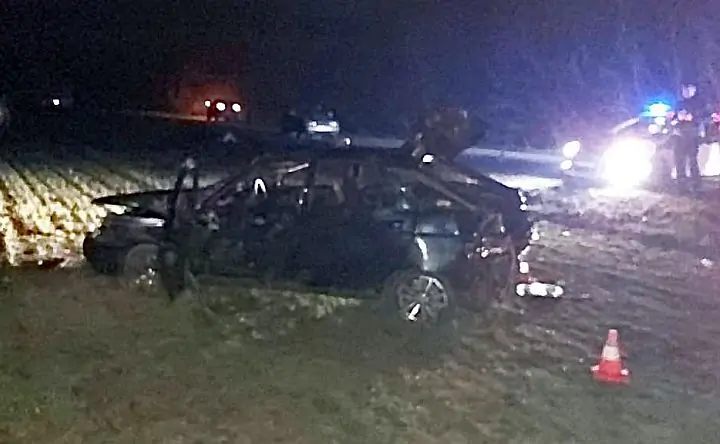 Фото с места ДТП отдела пропаганды УГИБДД по Ростовской области