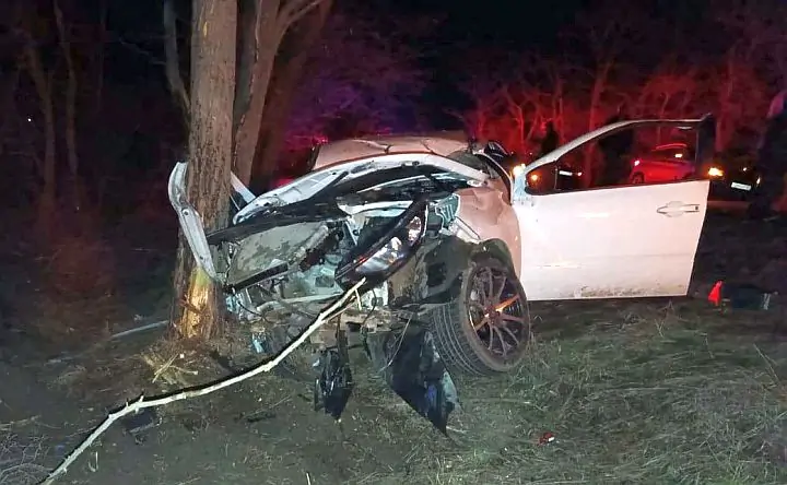 Фото с места ДТП отдела пропаганды УГИБДД по Ростовской области