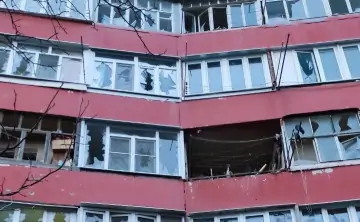 Повреждённый дом в Таганроге. Фото из соцсети