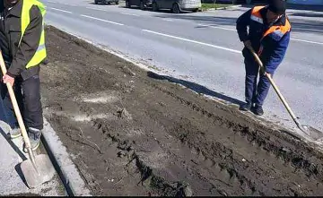 Срезка грунта на Портовой в Ростове. Фото администрации Железнодорожного района города