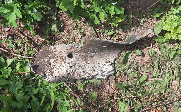 Обломки беспилотника. Фото для иллюстрации из Telegram-канала губернатора Ростовской области